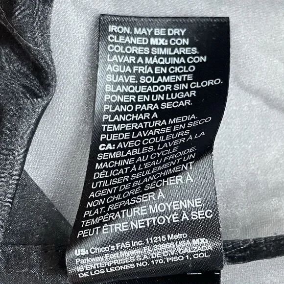 White House Black Market Vtg Style Blouse Women’s 4 Black Sheer Organza Lace